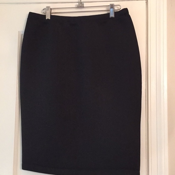 Sam Fashion Dresses & Skirts - Black Pencil Skirt Straight Elastic Waist Large EC